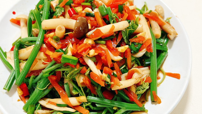 Stir-Fried Sponge Gourd Tips Recipe
